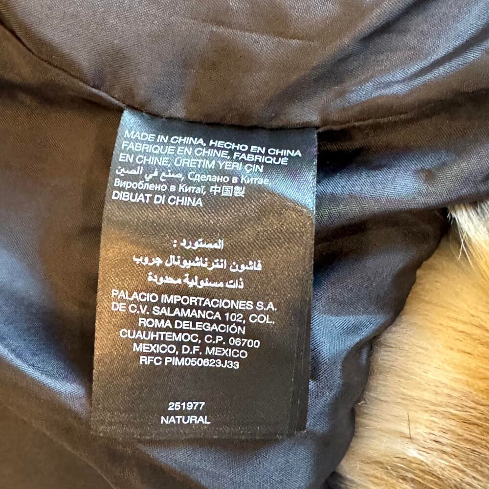 Luxurious Faux Fur Coat in Brown - Picture 15 of 15